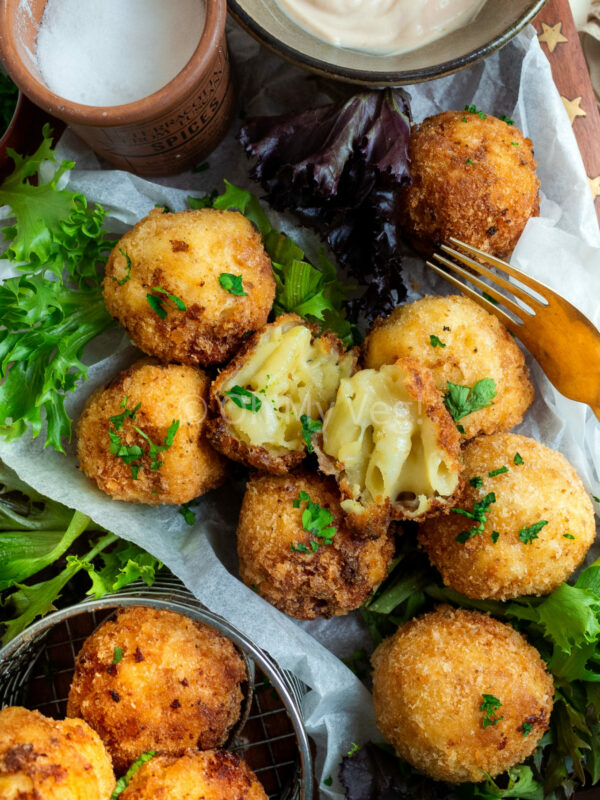 Fried Mac and Cheese Bites — Crispy Vegetarian Snacks