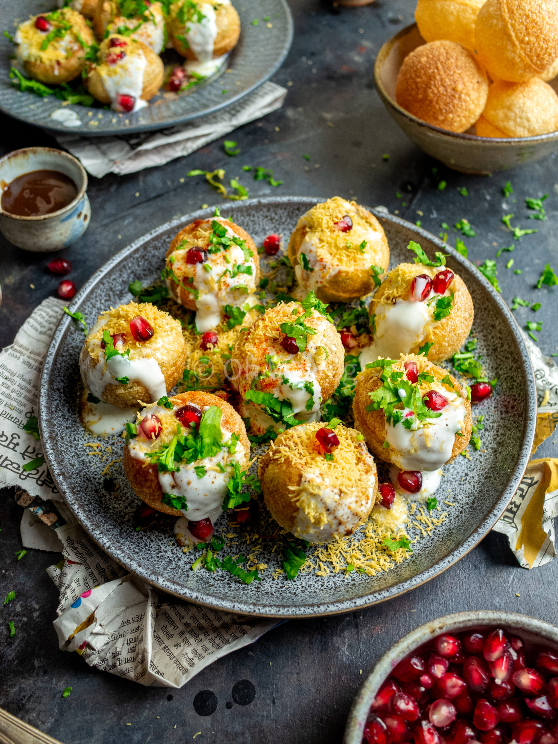 Mumbai-Style Dahi Puri Chaat Bombs