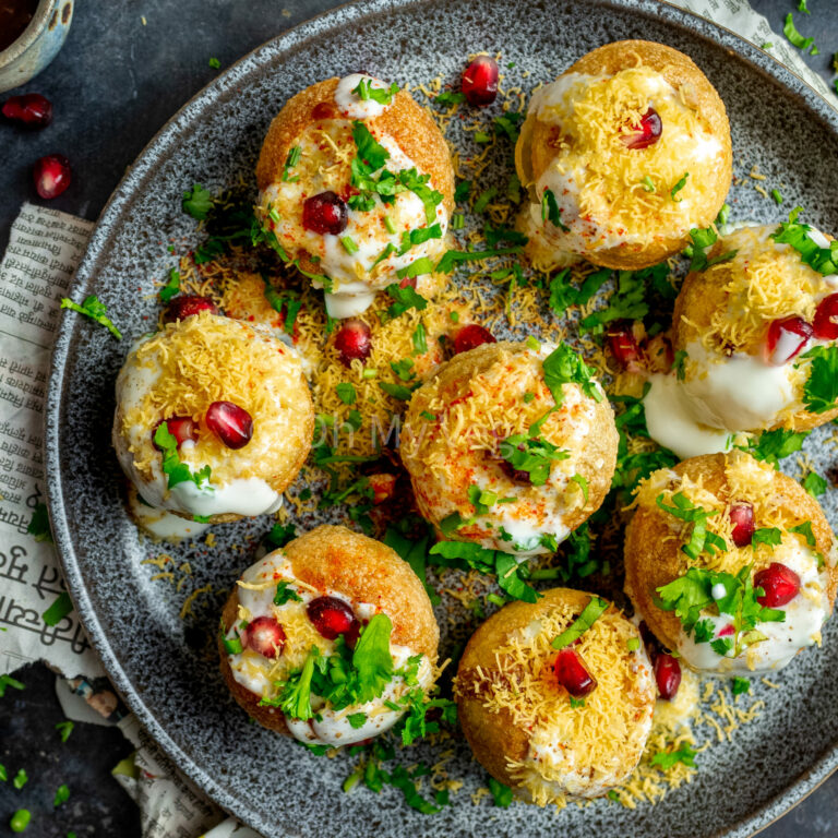 Mumbai-Style Dahi Puri Chaat Bombs