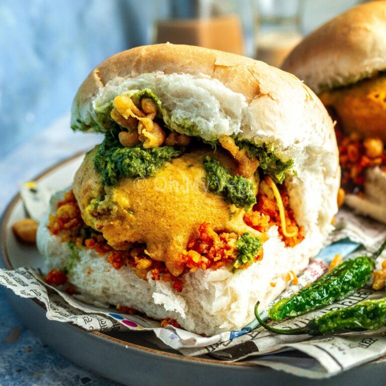 Vada Pav — The Best Vegan Spicy Bombay Burger