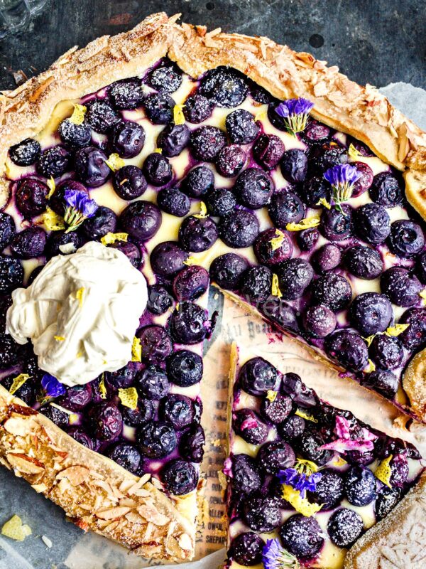 Blueberry Cheesecake Galette