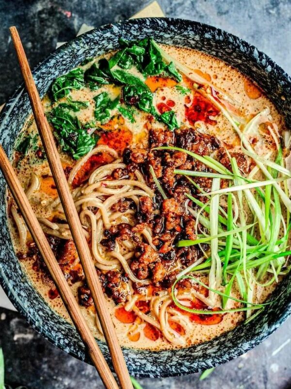 Vegan Tantanmen Ramen (Tan Tan Ramen)