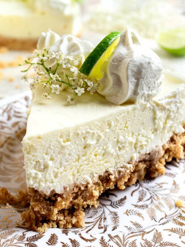 No-Bake Elderflower Cheesecake with Lime