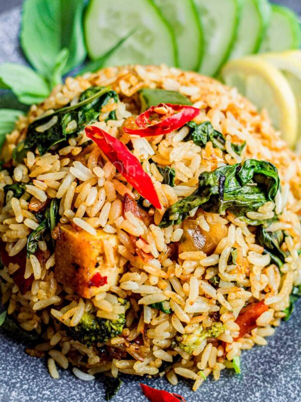 Vegan Thai Basil Fried Rice Recipe