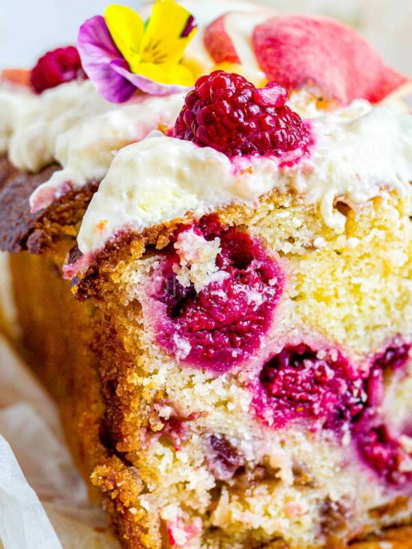 Peach Melba Cake