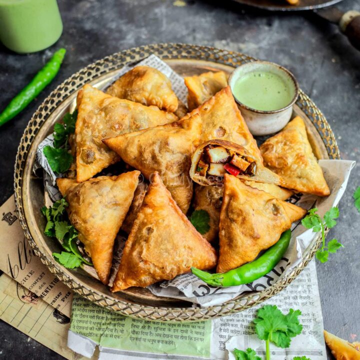 Chilli Paneer Samosa, Cocktail Samosa