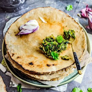 Jwarichi Bhakri, Jowar Roti (GF Sorghum Flour)