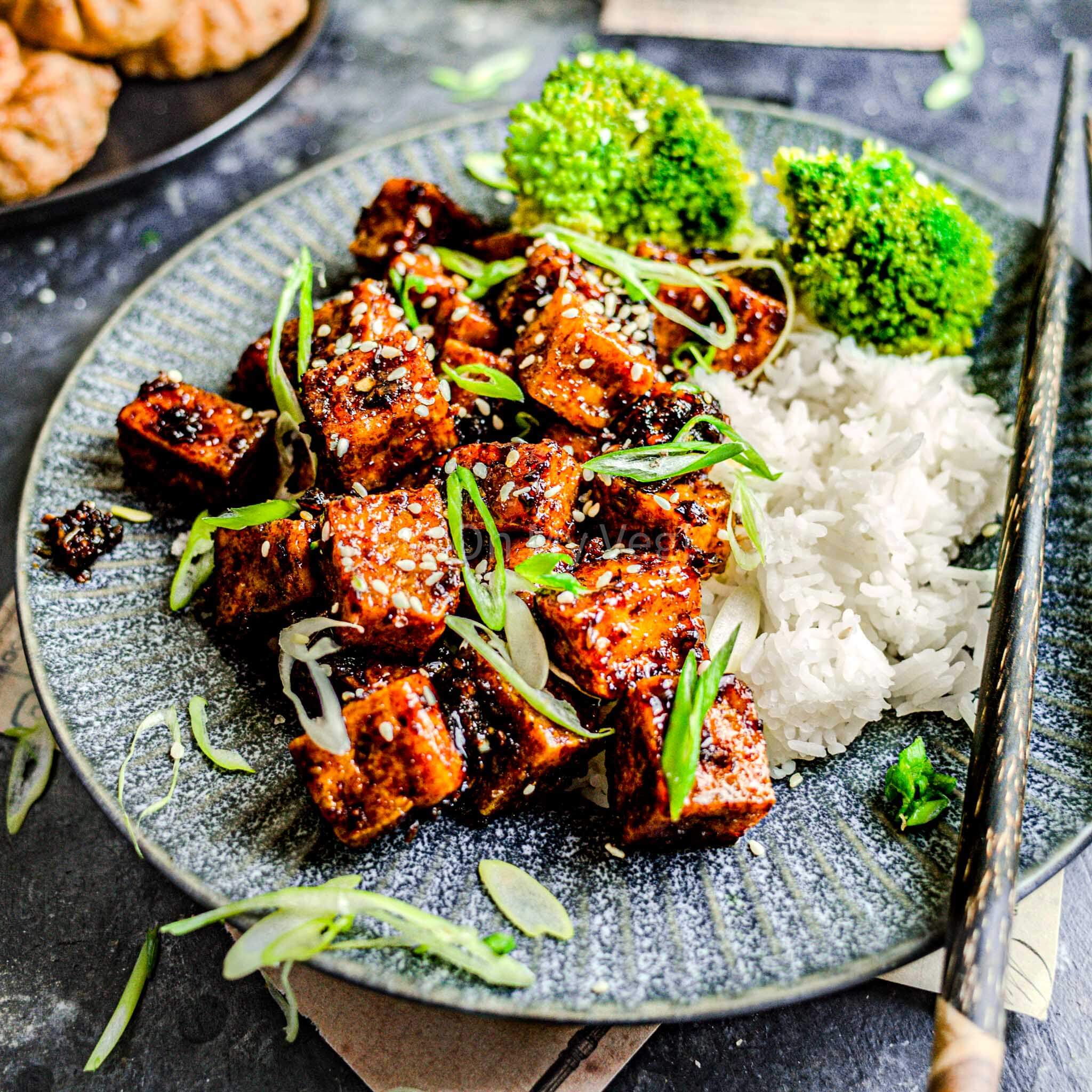 Honey Garlic Tofu