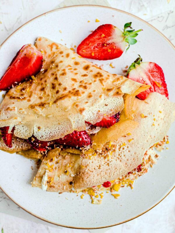 Dairy Free Coconut Milk Crepes