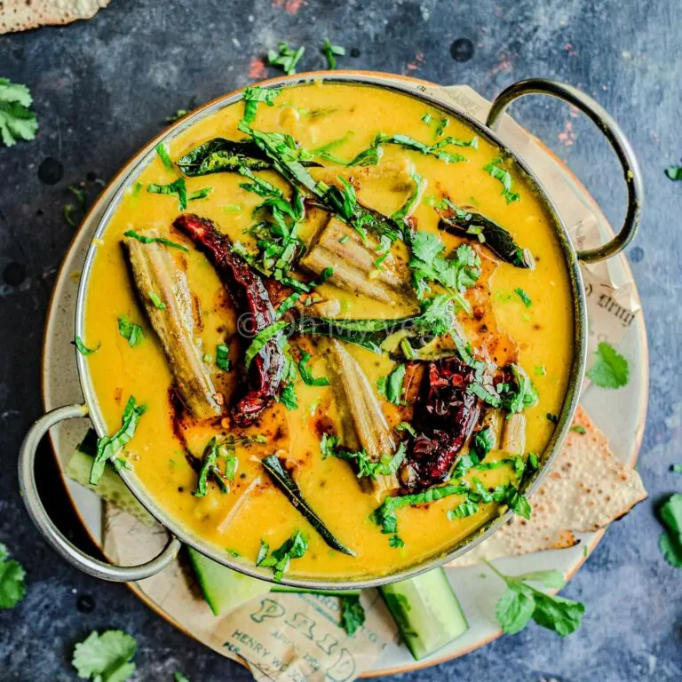 Drumstick Dal, Maharashtrian Shevgyachya Shenganchi Amti