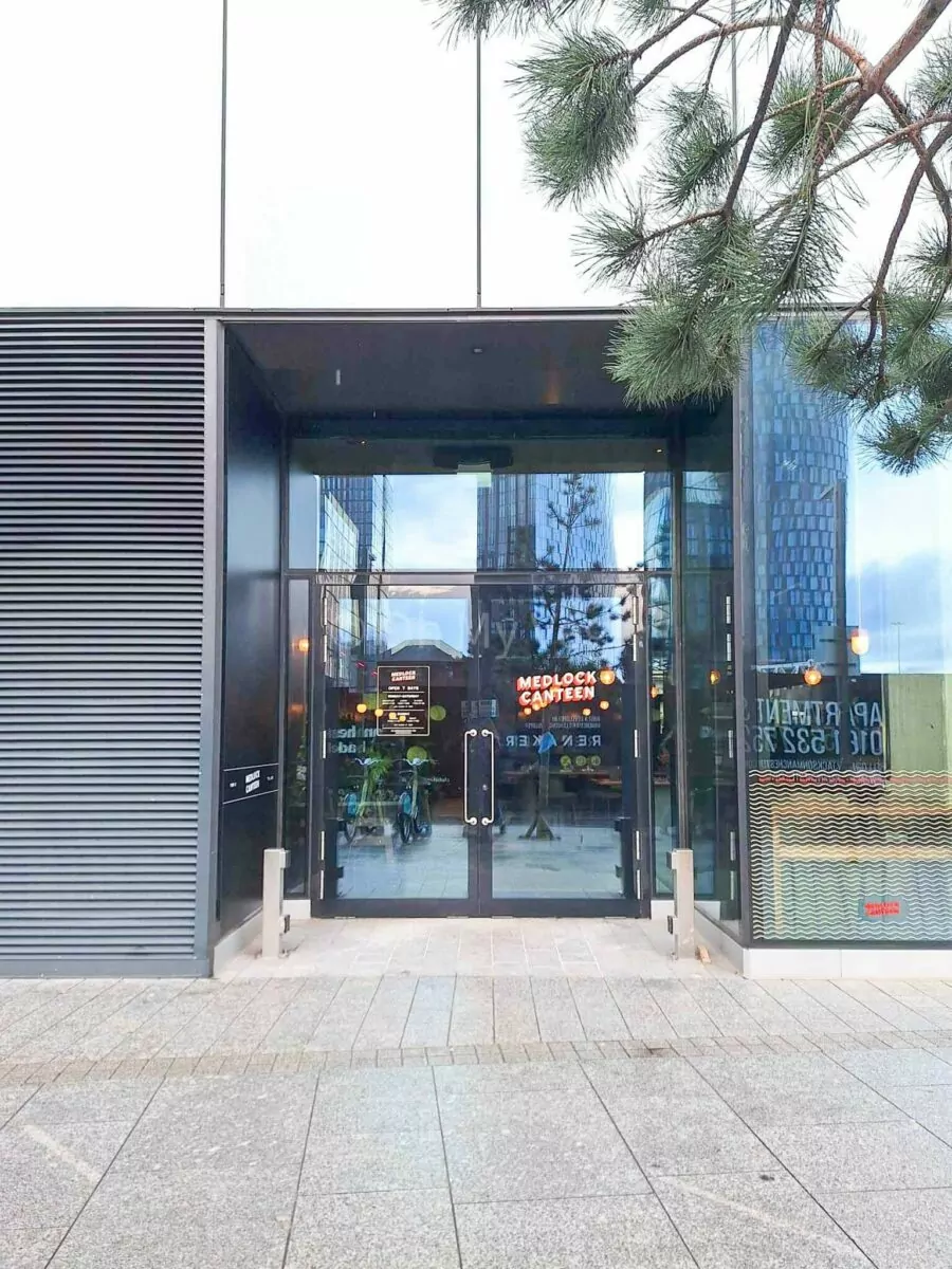 Medlock Canteen entrance.