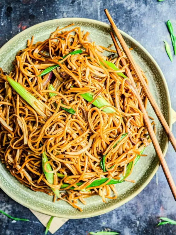 Plain Chow Mein, Soy Sauce Fried Noodle Takeaway-Style