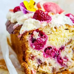 Peach Melba Cake