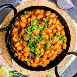 Masala Beans, Baked Beans Curry