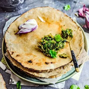 Jwarichi Bhakri, Jowar Roti (GF Sorghum Flour)